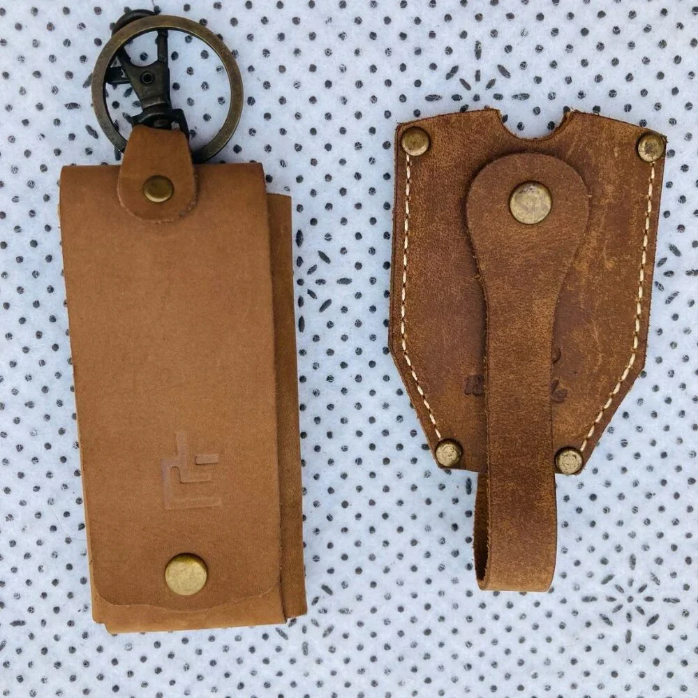 2 Handmade Leather Keys Holder Key Chain Genuine Leather Keychain